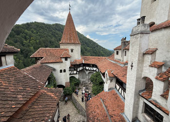Castle Bran courtyard