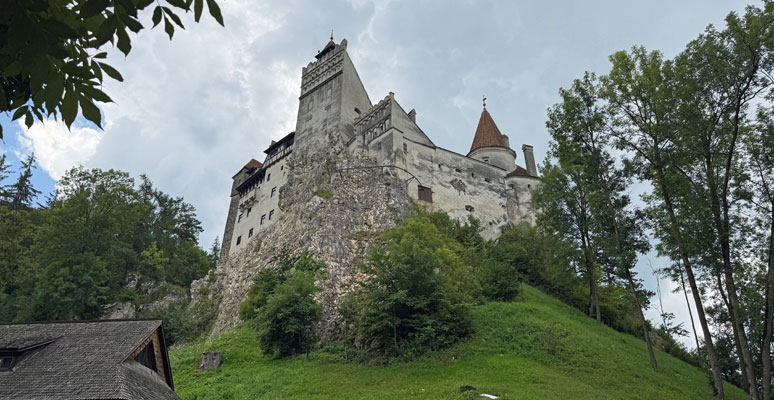 The imposing Castle Bran, Romania