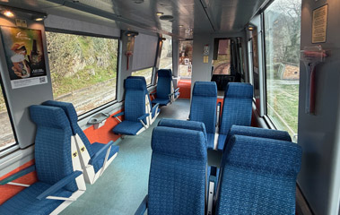 1st class on a Centovalli Panoramico train
