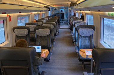 1st class on the Frankfurt-Brussels ICE3M train