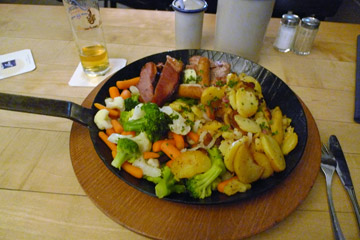 Food at the Brauhaus Sion