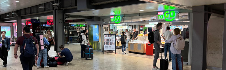 To Go minimarket, Cologne Hbf