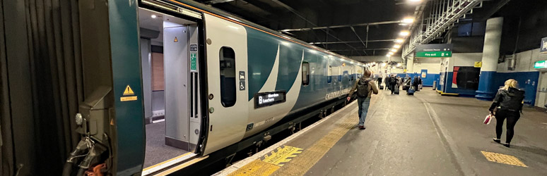 Boarding the Caledonian Sleeper to Fort William at London Euston