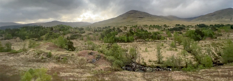 Scenery approaching Crianlarich