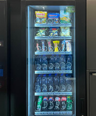 Vending machine on DSB Talgo train