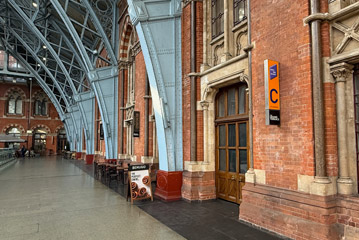 London St Pancras EES terminals zone C