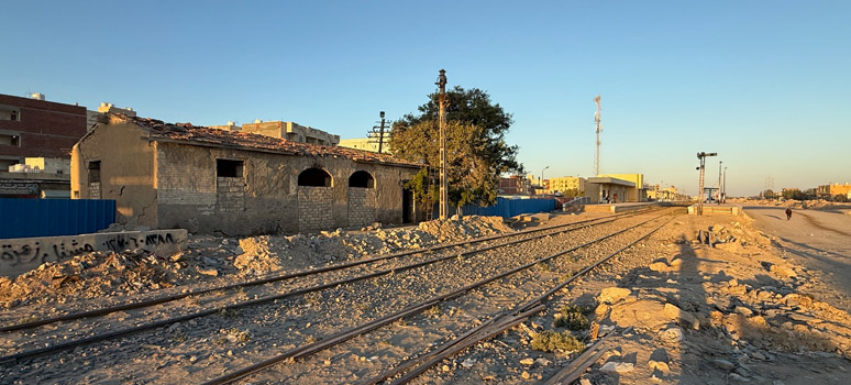 El Alamein railway station in 2026