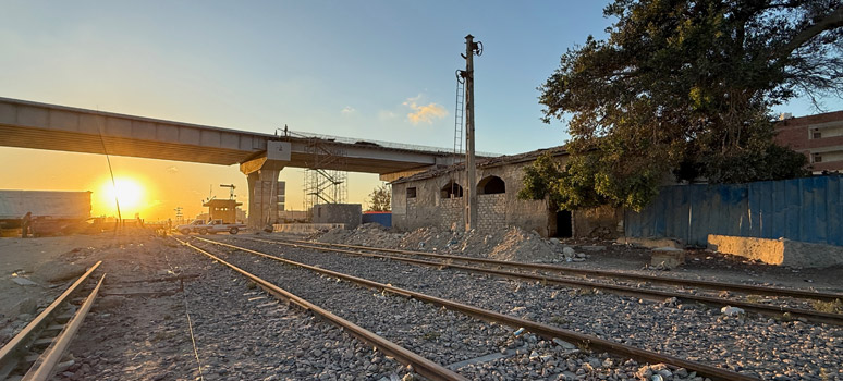 El Alamein railway station in 2026