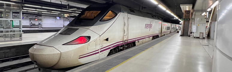 Euromed train at Barcelona Sants
