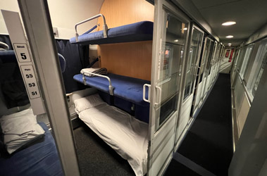 European Sleeper 5 berth couchette