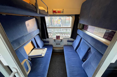 European Sleeper 5 berth couchette