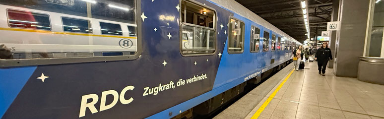 European Sleeper comfort standard car at Brussels Midi