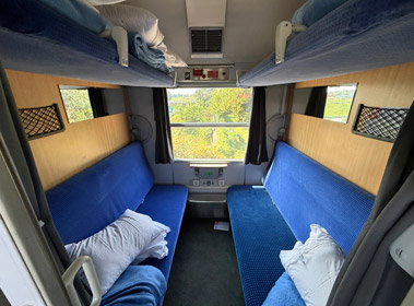 European Sleeper 4 or 6 berth couchette
