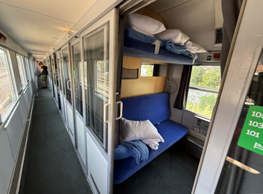 European Sleeper 4 or 6 berth couchette