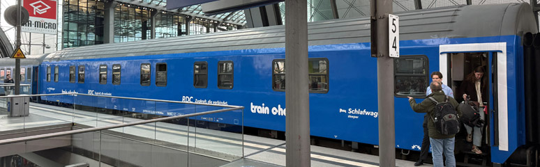 European Sleeper AB33 sleeping-car at Berlin Hbf