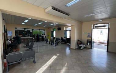 Faro station, ticket hall