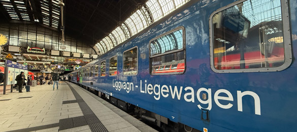Hamburg-Stockholm SJ EuroNight at Hamburg Hbf