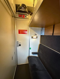 USB & power sockets in each couchette compartment