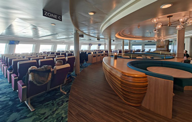 Niabyl lounge on the Isle of Man Steam Packet ferry Manxman