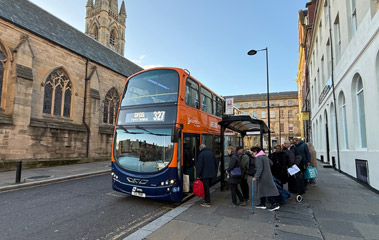 Bus from Newcastle to DFDS ferry terminal