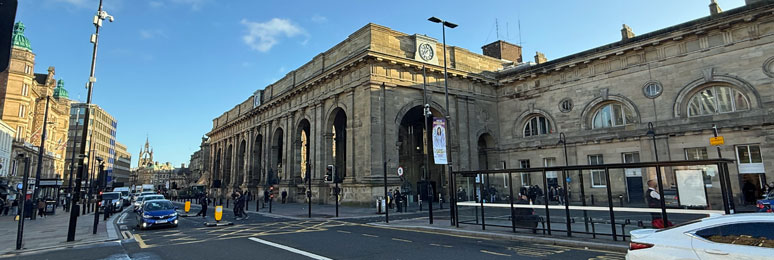 Newcastle central station