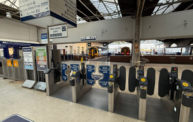 Inverness station ticket gates