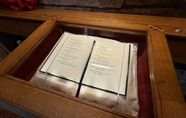 Inside St Magnus cathedral, Kirkwall