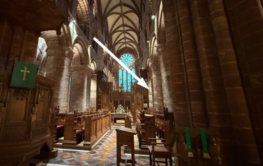 Inside St Magnus cathedral, Kirkwall