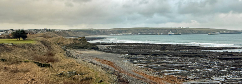 Walking from Thurso station to Scrabster ferry terminal