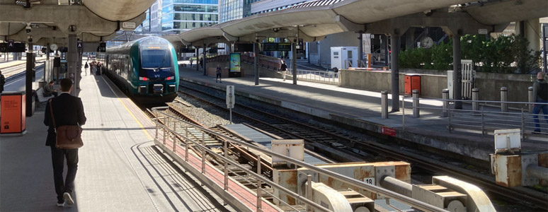 Oslo Sentral platform 18