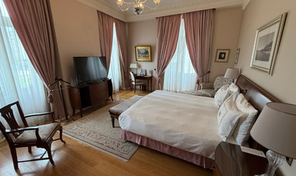 Pera Palace Hotel Greta Garbo corner room
