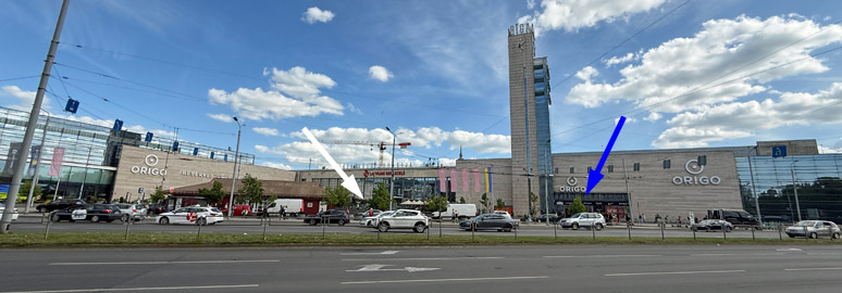 Riga station exterior