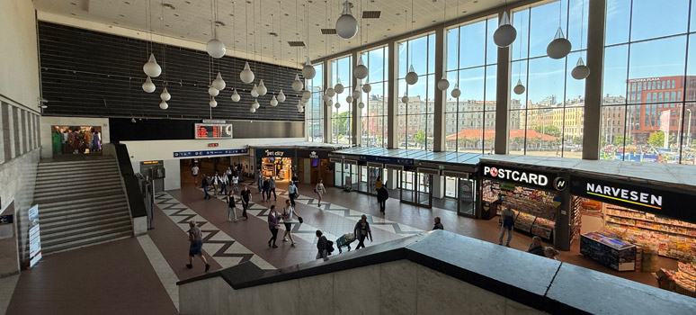 Riga station main hall