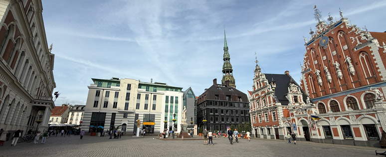 Riga town hall square