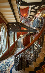 Staircase at the St Pancras Renaissance Hotel