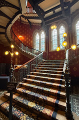 Staircase at the St Pancras Renaissance Hotel