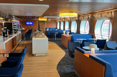 Stena Plus lounge on the ferry to Hoek van Holland