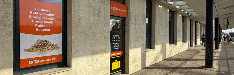 Tallinn station left luggage office