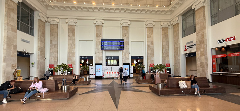 Vilnius station interior
