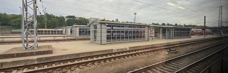 Vilnius station platforms